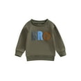 thumbnail image 1 of Bagilaanoe Toddler Baby Girl Boy Casual Sweatshirt Long Sleeve Letter Print Pullover 12M 18M 24M 3T 4T 5T Kids Fall Loose Tee Tops, 1 of 9