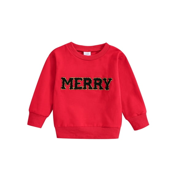 Bagilaanoe Toddler Baby Girl Boy Casual Sweatshirt Long Sleeve Letter Print Pullover 3M 6M 12M 18M 24M 3T Kids Fall Loose Tee Tops
