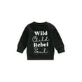 thumbnail image 1 of Bagilaanoe Toddler Baby Girl Boy Casual Sweatshirt Long Sleeve Letter Print Pullover 6M 12M 18M 24M 3T 4T Kids Fall Loose Tee Tops, 1 of 9