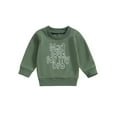 thumbnail image 1 of Bagilaanoe Toddler Baby Girl Boy Casual Sweatshirt Long Sleeve Letter Print Pullover 6M 12M 18M 24M 3T 4T Kids Fall Loose Tee Tops, 1 of 9