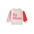 thumbnail image 1 of Bagilaanoe Toddler Baby Girl Boy Casual Sweatshirt Long Sleeve Letter Print Pullover 6M 12M 18M 24M 3T 4T Kids Fall Loose Tee Tops, 1 of 7