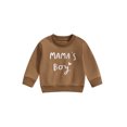 thumbnail image 1 of Bagilaanoe Toddler Baby Girl Boy Casual Sweatshirt Long Sleeve Letter Print Pullover 6M 12M 18M 24M 3T Kids Fall Loose Tee Tops, 1 of 8