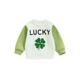 thumbnail image 1 of Bagilaanoe Toddler Baby Girl Boy Casual Sweatshirt Long Sleeve Letter Print Pullover 6M 12M 18M 24M 3T Kids Loose Tee Tops, 1 of 7