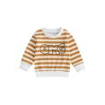 thumbnail image 1 of Bagilaanoe Toddler Baby Girl Boy Casual Sweatshirt Long Sleeve Striped Pullover 6M 12M 18M 24M 3T 4T Kids Fall Loose Tee Tops, 1 of 8