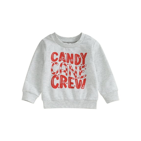 Bagilaanoe Toddler Baby Girl Boy Christmas Sweatshirt Long Sleeve Print Pullover 6M 12M 18M 24M 3T 4T Kids Fall Loose Tee Tops