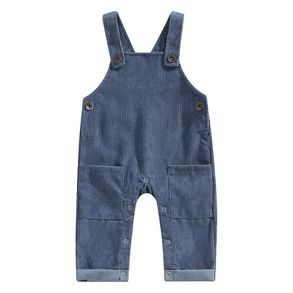 Bagilaanoe Toddler Baby Girl Boy Corduroy Jumpsuit Sleeveless Suspender Romper Overalls 1T 2T 3T 4T 5T Kids Long Pants Casual Outfits