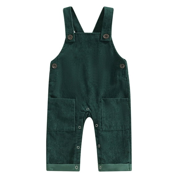 Bagilaanoe Toddler Baby Girl Boy Corduroy Jumpsuit Sleeveless Suspender Romper Overalls 1T 2T 3T 4T 5T Kids Long Pants Casual Outfits