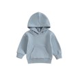 thumbnail image 1 of Bagilaanoe Toddler Baby Girl Boy Hoodies Sweatshirt Long Sleeve Pullover 6M 12M 18M 24M 3T 4T Kids Fall Loose Tee Tops, 1 of 9