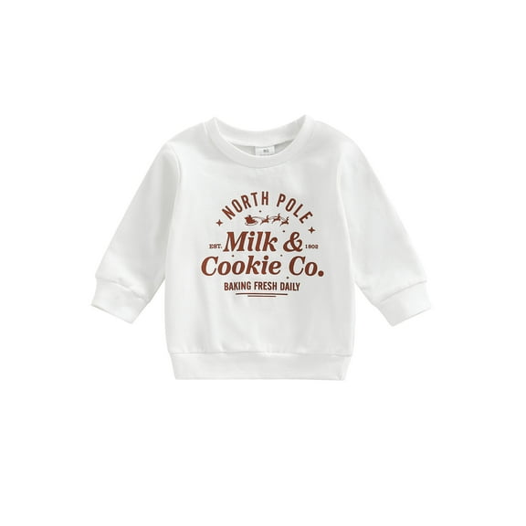 Bagilaanoe Toddler Baby Girl Boy Oversized Sweatshirt Long Sleeve Letter Print Pullover 6M 12M 18M 24M 3T 4T Kids Loose Tee Tops