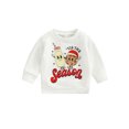 thumbnail image 1 of Bagilaanoe Toddler Baby Girl Boy Oversized Sweatshirt Long Sleeve Letters Print Pullover 6M 12M 18M 24M 3T Kids Fall Loose Tee Tops, 1 of 8