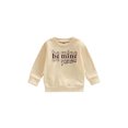 thumbnail image 1 of Bagilaanoe Toddler Baby Girl Boy Valentine’s Day Sweatshirt Long Sleeve Letter Print Pullover 12M 18M 24M 3T 4T 5T Kids Loose Tee Tops, 1 of 9