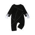 thumbnail image 1 of Bagilaanoe Toddler Baby Girl Boys Jumpsuits Long Sleeve Bodysuits 3M 6M 12M 18M 24M 3T Infant Fall One Piece Rompers, 1 of 9