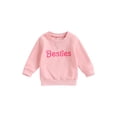 thumbnail image 1 of Bagilaanoe Toddler Baby Girl Casual Sweatshirt Long Sleeve Letter Print Pullover 6M 12M 18M 24M 3T 4T Kids Fall Loose Tee Tops, 1 of 8