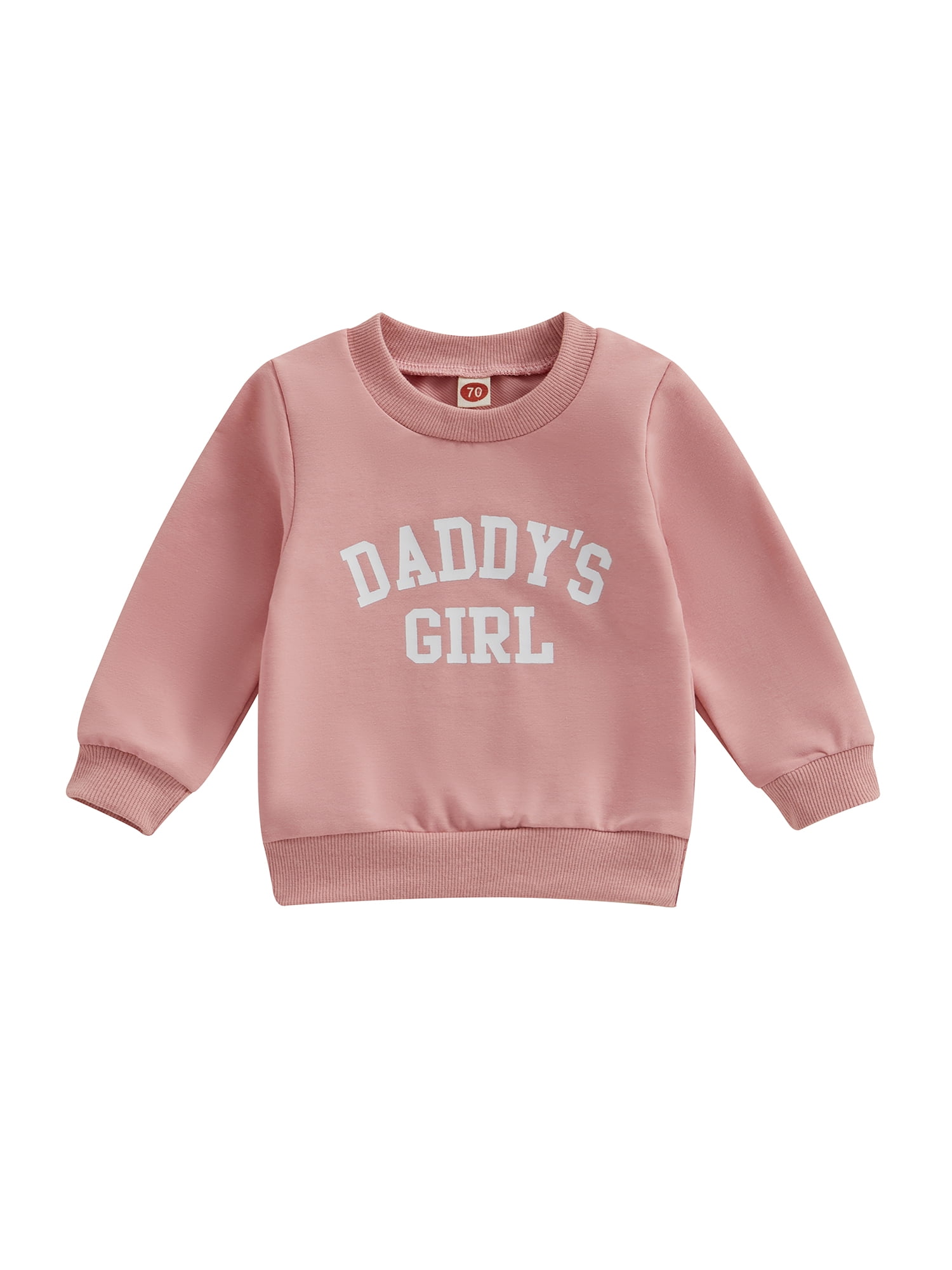 Bagilaanoe Toddler Baby Girl Casual Sweatshirt Long Sleeve Letter Print