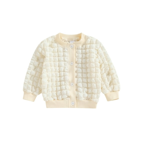 Bagilaanoe Toddler Baby Girl Jacket Long Sleeve Patchwork Outwear 6M 12M 18M 24M 3T 4T Kids Fall Casual Clothes