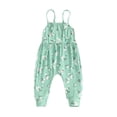 thumbnail image 1 of Bagilaanoe Toddler Baby Girl Jumpsuit Sleeveless Floral Print Romper Overalls 6M 12M 18M 24M 3T Kids Long Pants Summer Clothes, 1 of 7