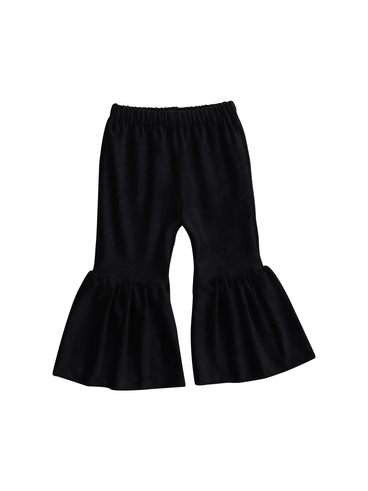 Bagilaanoe Toddler Baby Girl Pants WideLeg Trousers 6M 12M 2T 3T 4T 5T 6T Kids Solid Color High