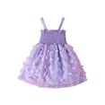 thumbnail image 1 of Bagilaanoe Toddler Baby Girl Summer Dress Butterfly Sleeveless A-line Princess Dresses 9M 12M 18M 24M 3T 4T Kid Patchwork Tulle Skirt, 1 of 9