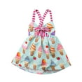 thumbnail image 1 of Bagilaanoe Toddler Baby Girl Summer Dress Print Sleeveless A-line Dresses 6M 12M 2T 3T 4T 5T Kids Casual Swing Sundress, 1 of 6