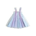 thumbnail image 1 of Bagilaanoe Toddler Baby Girl Summer Dress Stars Print Sleeveless A-line Princess Dresses 12M 18M 24M 3T 4T 5T Kid Patchwork Tulle Skirt, 1 of 8