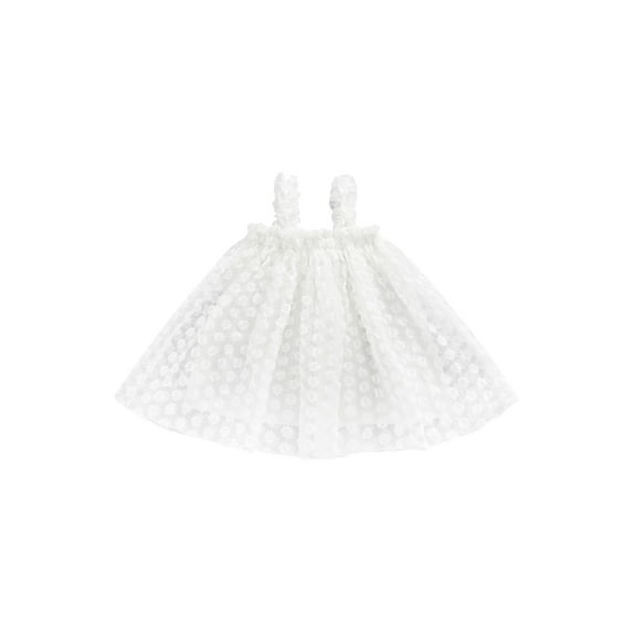 Bagilaanoe Toddler Baby Girl Tutu Dress Sleeveless Flower Layered Tulle Dress for Girls Kids Princess Birthday Party Beach Dresses