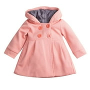 Bagilaanoe Toddler Baby Girls Hooded Coat Windproof Long Sleeve Jacket 6M 12M 2T 3T Kids Fall Winter Casual Outwear
