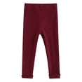 thumbnail image 1 of Bagilaanoe Toddler Baby Girls Leggings Elastic Waist Slim Fit Pants 6M 12M1 8M 24M 3T 4T 5Y Kids Long Trousers for Casual Daily, 1 of 7