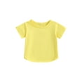 thumbnail image 1 of Bagilaanoe Toddler Boy Girls T-Shirt Casual Loose Short Sleeve Tees 6M 12M 18M 24M 3T Kids Summer Clothes, 1 of 9