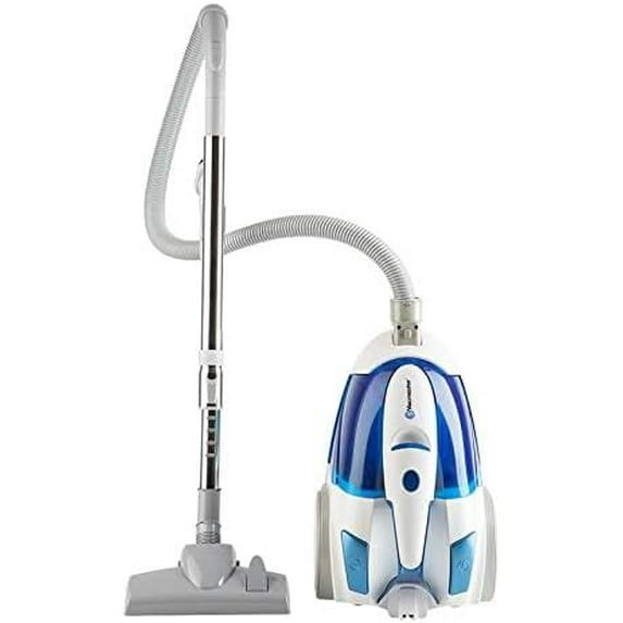 Bagless Canister Vacuum Portable Cyclonic Corded Cleaner with Washable ...