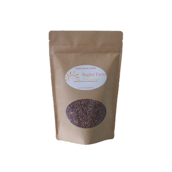 Bagley Farm's Organic Brown Lentils Certified Organic