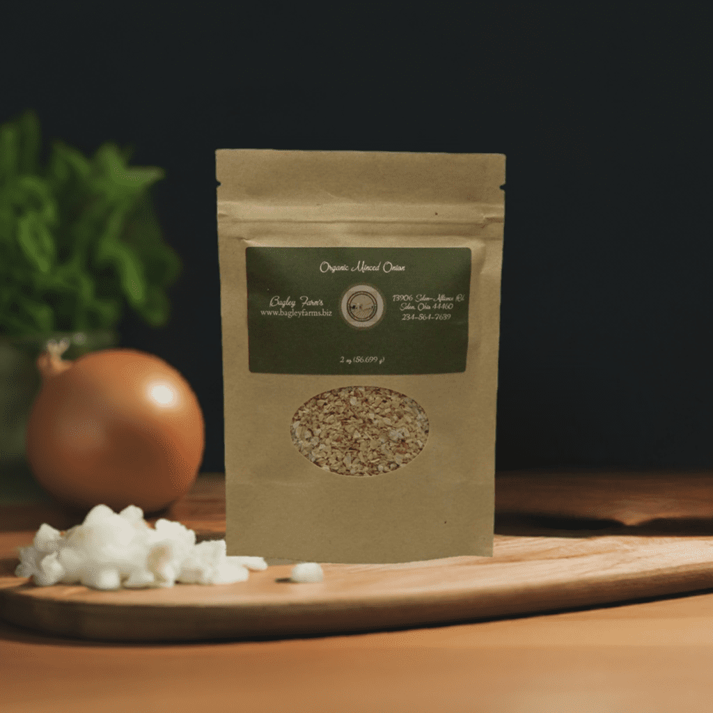 Bagley Farm's Organic Dried Minced Onion, 2 oz