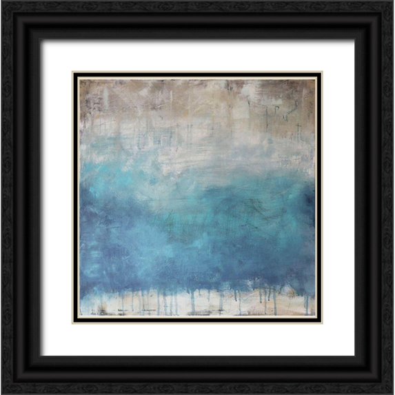 Bagnato, Judi 12x12 Black Ornate Wood Framed with Double Matting Museum Art Print Titled - Serenity Paused