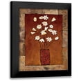 thumbnail image 1 of Bagnato, Judi 12x14 Black Modern Framed Museum Art Print Titled - White Flowers, 1 of 5