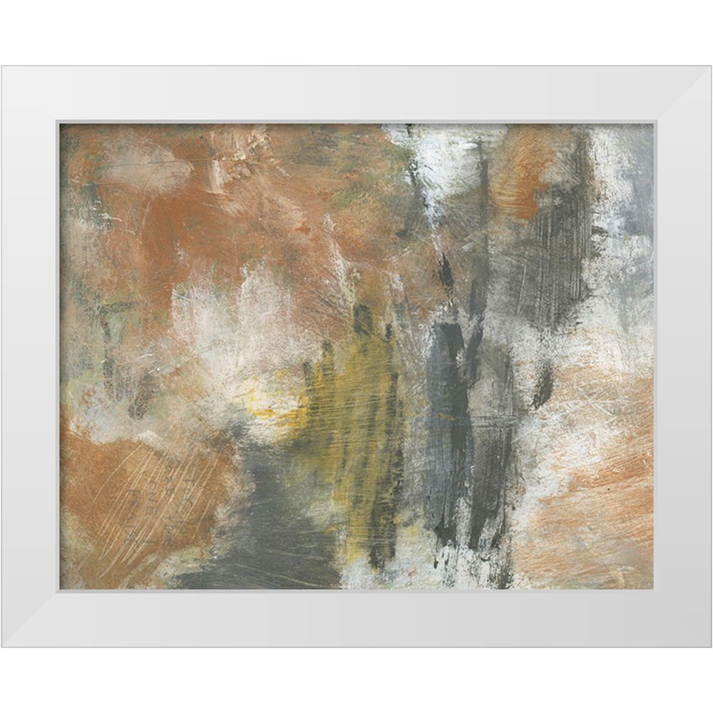アート作品[WHITE BURIAL 1] Bagnato, Judi 14x12 White Modern Wood Framed Museum Art
