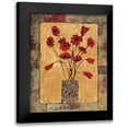 thumbnail image 1 of Bagnato, Judi 15x18 Black Modern Framed Museum Art Print Titled - Red Flowers, 1 of 5