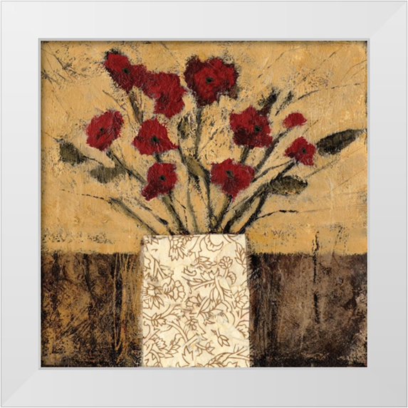 Bagnato, Judi 20x20 White Modern Wood Framed Museum Art Print Titled - Instant Joy 2
