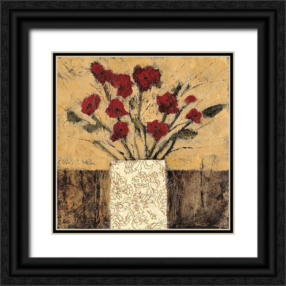 Bagnato, Judi 26x26 Black Ornate Wood Framed with Double Matting Museum Art Print Titled - Instant Joy II