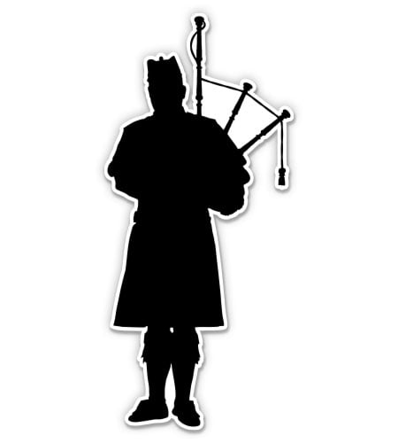 Bagpiper Silhouette Scottish - 8