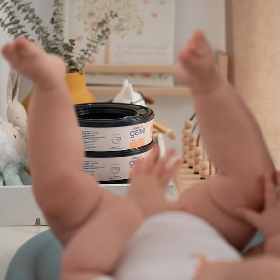 Bags Refills 270 (Pack of 8) Clean Laundry Scent | Diaper Pail Refills with Max Odor Lock | Holds up to 2160 Newborn Diapers