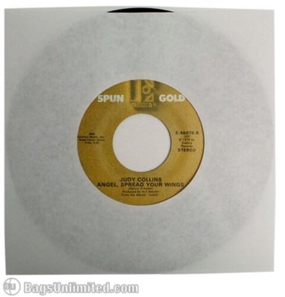 Bags Unlimited S7WR 7 Inch 45 RPM Paper Record Sleeve 100 Count (White) BAGS / SLEEVES Large