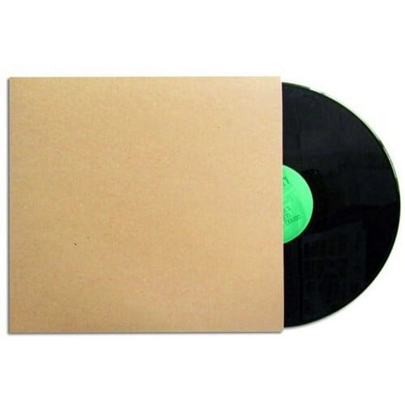 Bags Unlimited SLPJKRFT 12 Inch Record Jacket 12.25 x 12.25 10 Pack (Brown)  [BAGS / SLEEVES] Large Item Exception