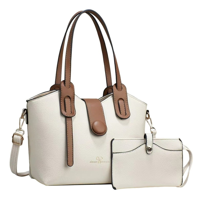 Bags for Women New Large Capacity Bag Single Shoulder Mother and Child Bag Large Package School Tote Bag White One Size