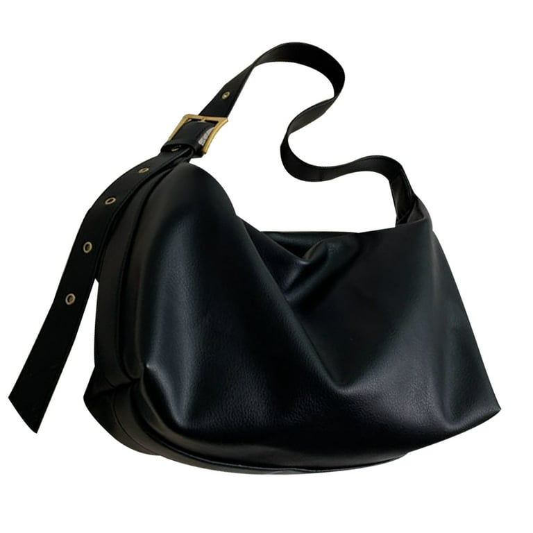 Slouchy black handbag best sale