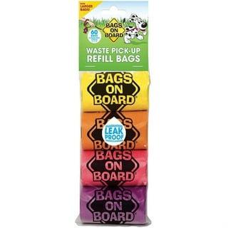 Bags on Board Bag Refill Pack, Unscented, Neutral, 140 count