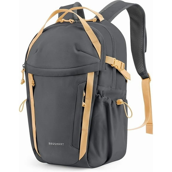 Bagsmart Backpack with Polyester, Grey