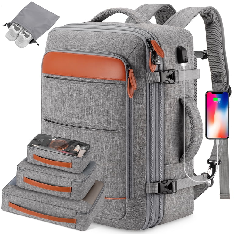 Bagsure Travel Backpack Expandable 42L Waterproof Anti-Theft Carry On - Walmart.com Bagsure Travel Backpack Expandable 42L Waterproof Anti-Theft Carry On - Walmart.com