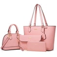 thumbnail image 1 of Women Handbags Set 4pcs Purses for Women Tote Bags Satchel Shoulder Bag Wristlet Bag Clutch Purse for Women, 1 of 8
