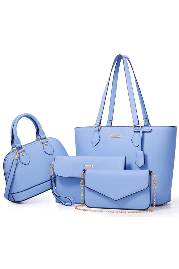 Women Handbags Fashion Tote Shoulder Bags Casual Crossbody Bags for Women Handbag Set 4pcs