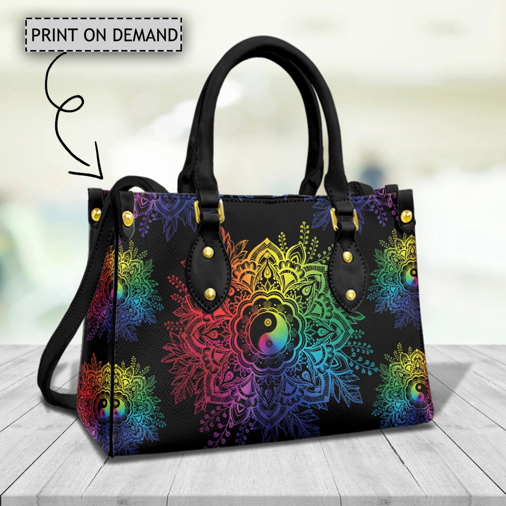 Bagua Pattern Brand Design Casual Women's Handbag Fashion Pu Leather ...