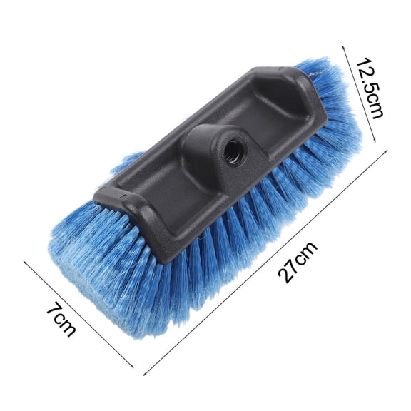 Baguer 10 Inch Bi Level Car Wash Brush for Auto Rv Truck Boat Efficient Cleaning,Simple Operation, One Step Use, Save Your Time